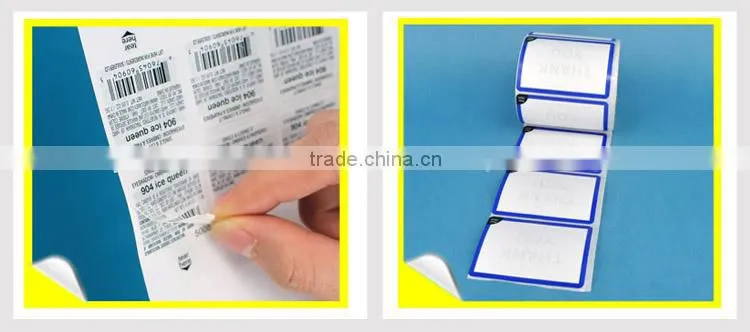 Self adhesive label sticker for farm product