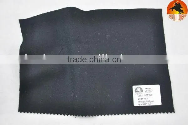 Stock wool viscose melton wool fabric wholesale