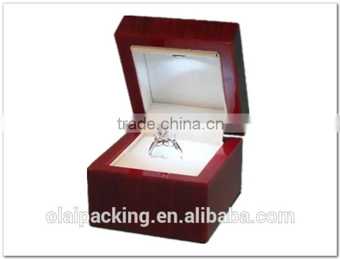 Led light ring box for display