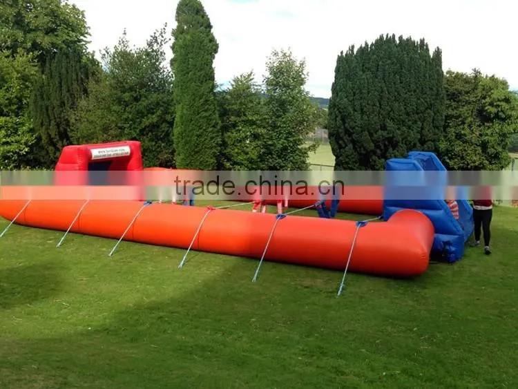 40' long commercial inflatable human football table for sale