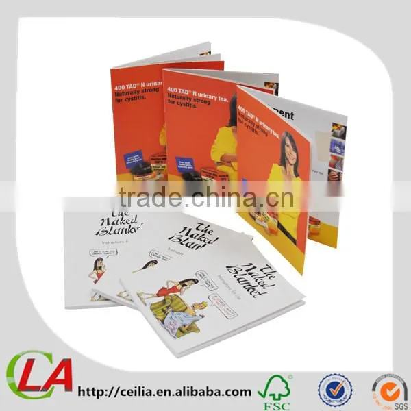 Popular Design Saddle Stitching Offset Printing Booklet