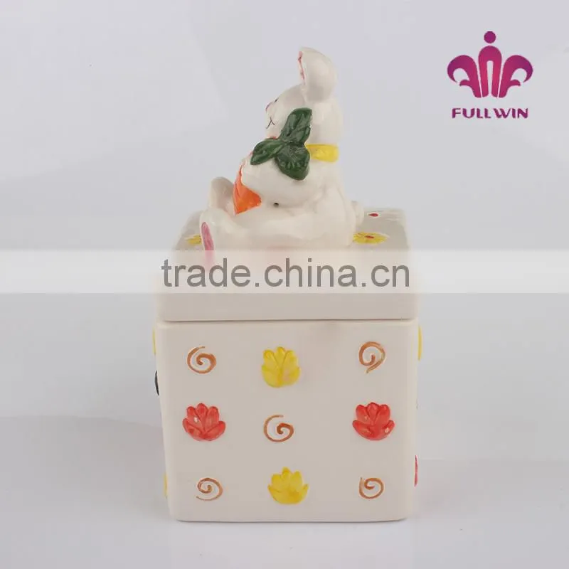 bunny canister for easter ceramic canister set