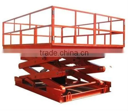 Stationary scissor lift