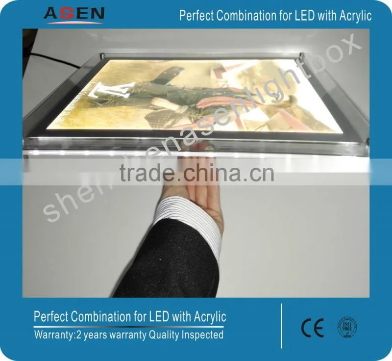 A1 Size Acrylic Crystal Light Box Manufacturer