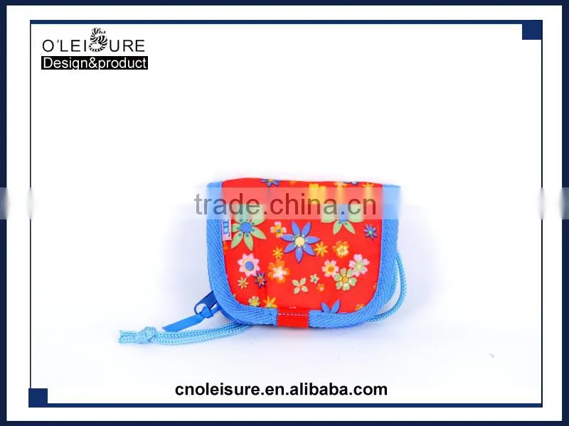 Manual printing change purse Draw string zero wallet jitney bag