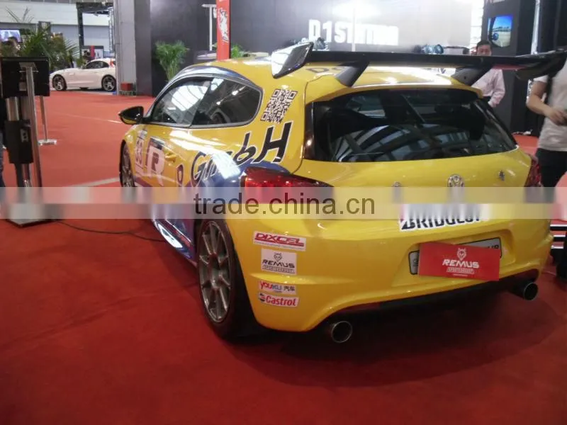 Volkswagon VW Scirocco Carbon Fiber Racing Style Rear Wing Spoiler