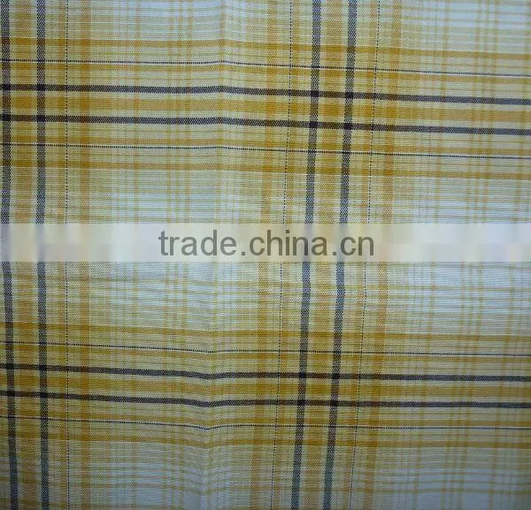 100% Polyester Plaid Yarn Dyed Fabric for High Grade Shirt