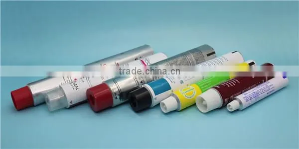 aluminum cosmetic packing tube for hand cream