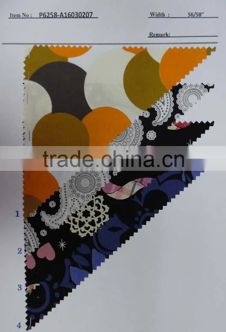 cotton printed shirting fabrics for women P6448-A16030217
