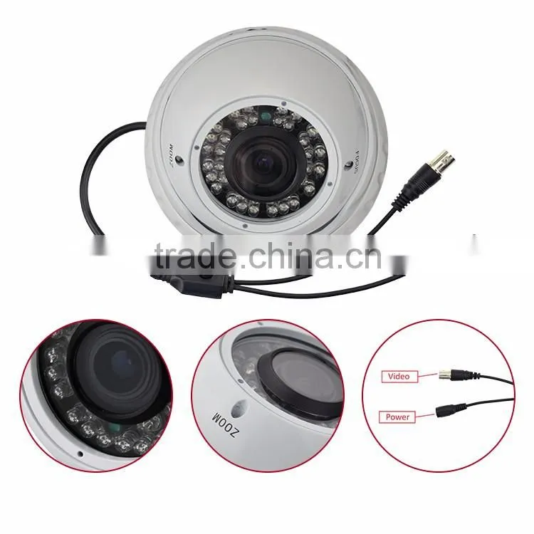 Dome Style Indoor Metal 1080P Varifocal Lens Camera SONY CMOS IR-CUT AHD camera