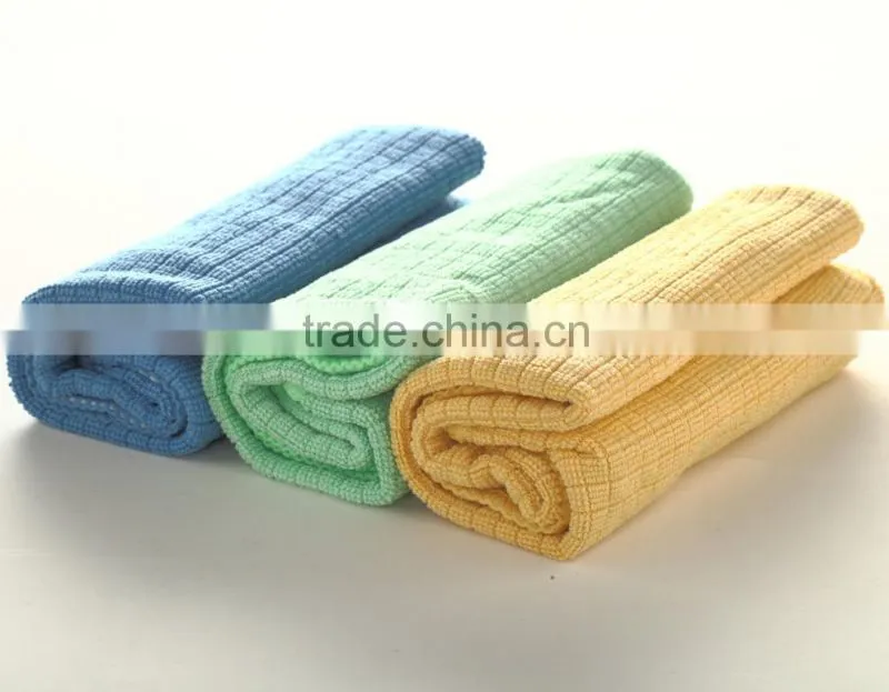 Lattice shiny microfiber fabric