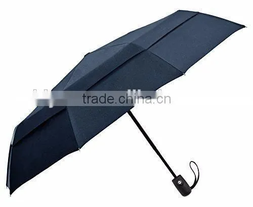 Wind Resistant Air-Vent Auto Open and Close Foldable Umbrella
