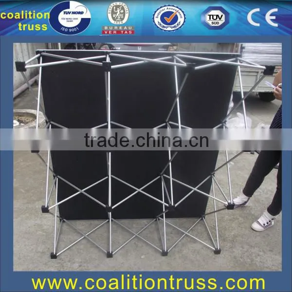 folding aluminum portable stage for concert/outdoor concert stage
