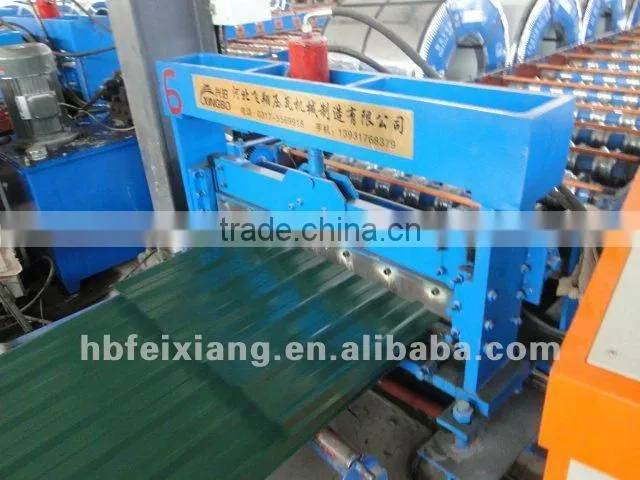 Metal roof forming machine