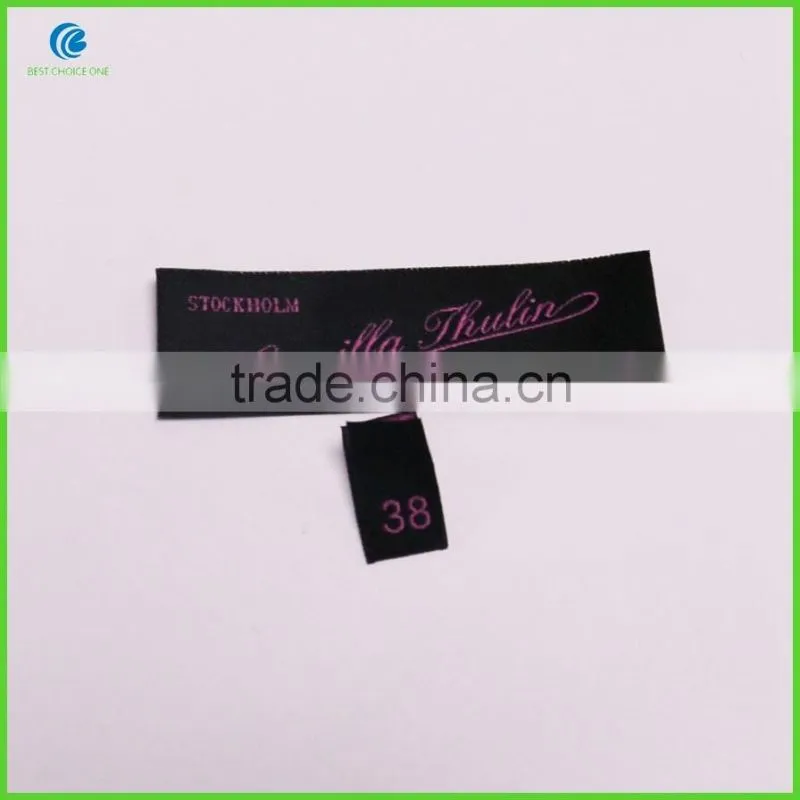 2016 New Fashion High Quality Garment Custom Woven Clothing Label