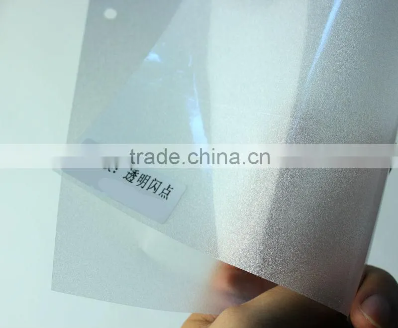 decorative static embossing pvc film