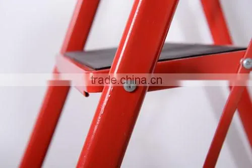 Household step ladder, steel ladder