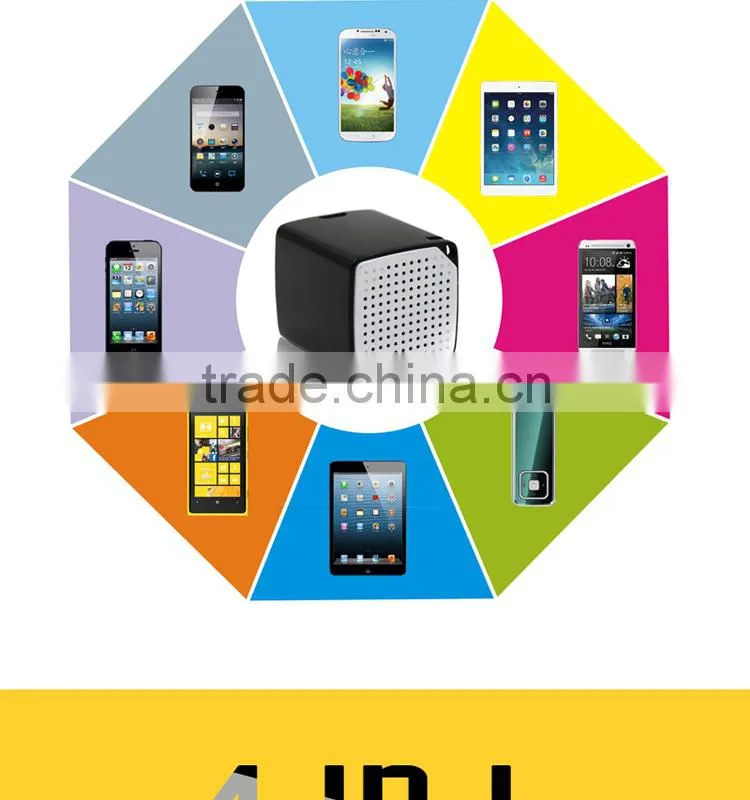 New portable high quality wireless speaker, amazing mini bluetooth speaker with logo