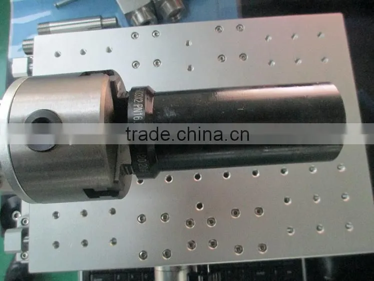 10W/20W Fiber laser marking machine with rotation chuck