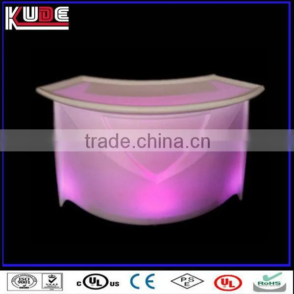 LED illuminated bar counter commercial bar counters design coffee bar counter