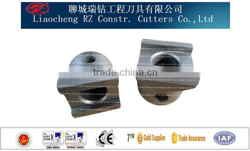 B85/2 Foundation Drilling Tools Holder-Rock Bullet teeth Auger Parts Bits set B85/2