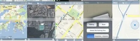 Mini personal gps chip tracker with remote shutter for ios and android