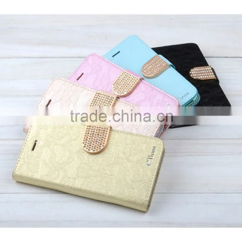 C&T Diamond Magnetic Closure Crocodile Pattern PU Leather Wallet Case Flip Phone Case Cover for Apple iPhone 7 Plus