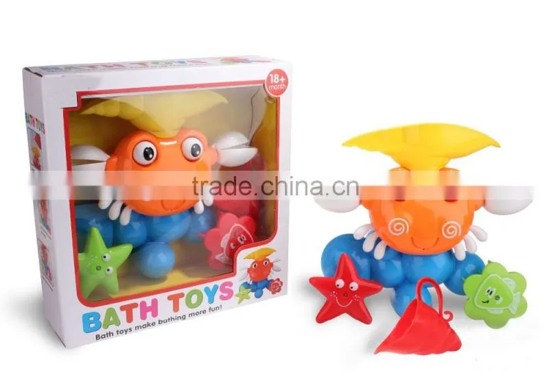 Hot toys 2016 kids baby crib water toys tub town bath toy for babies with ABS materail CE/ROHS fisher price toys