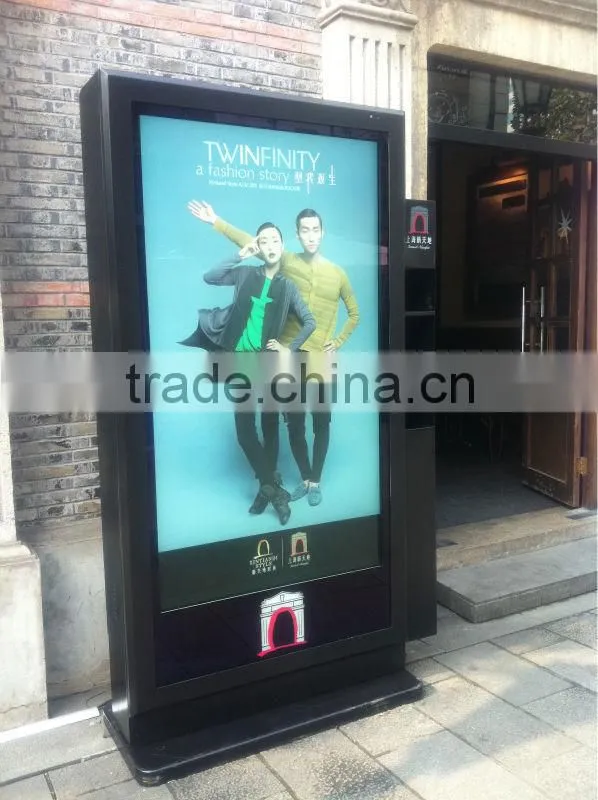 42'' Multi Public LCD Advertising Totem Touch Kiosk