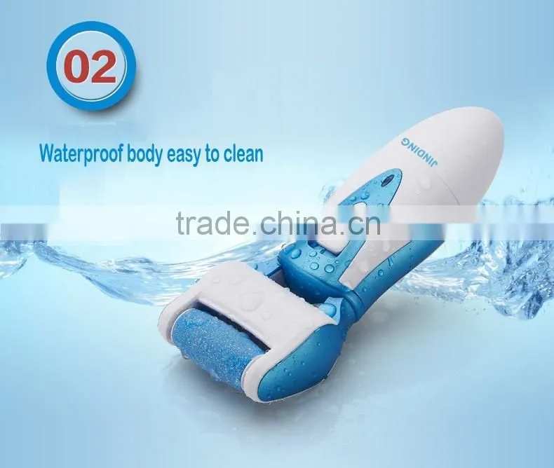 JINDING JD-505R Rechargeable Electric Callus Remover Professional Electronic Pedicure Foot File Callus Remover