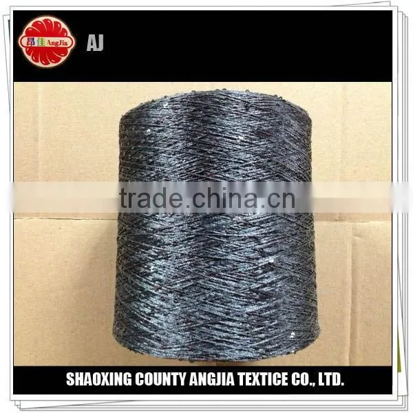 2-6mm spun sequin yarn knitting weaving and sewing