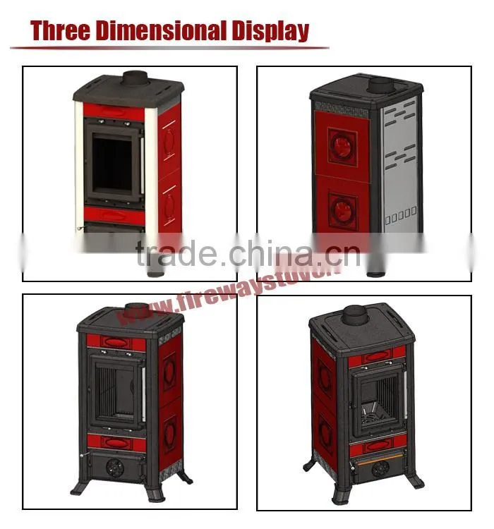 Portable indoor wood stove