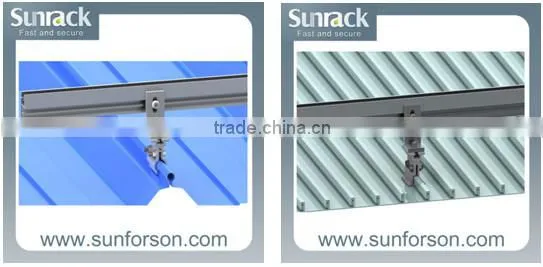 Wholesale pv panel structure for tin roof from China