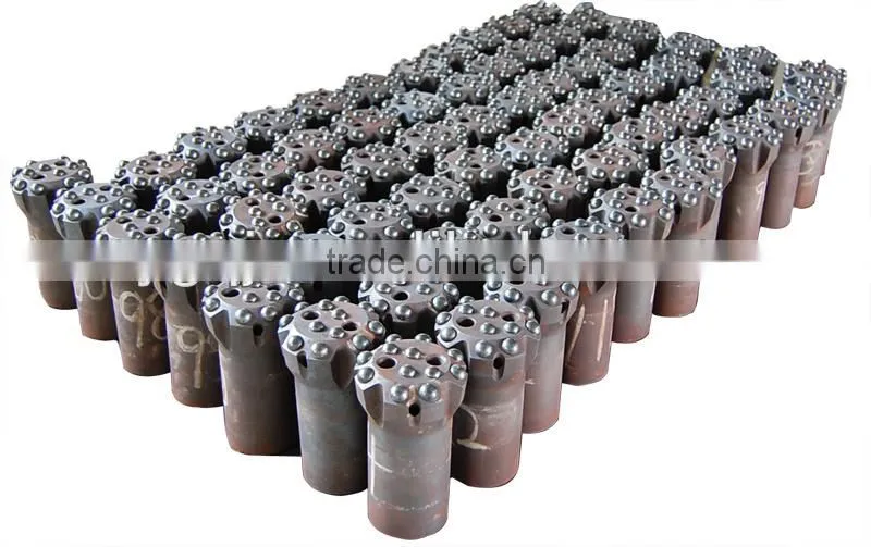Ballistic buttons thread Button bits