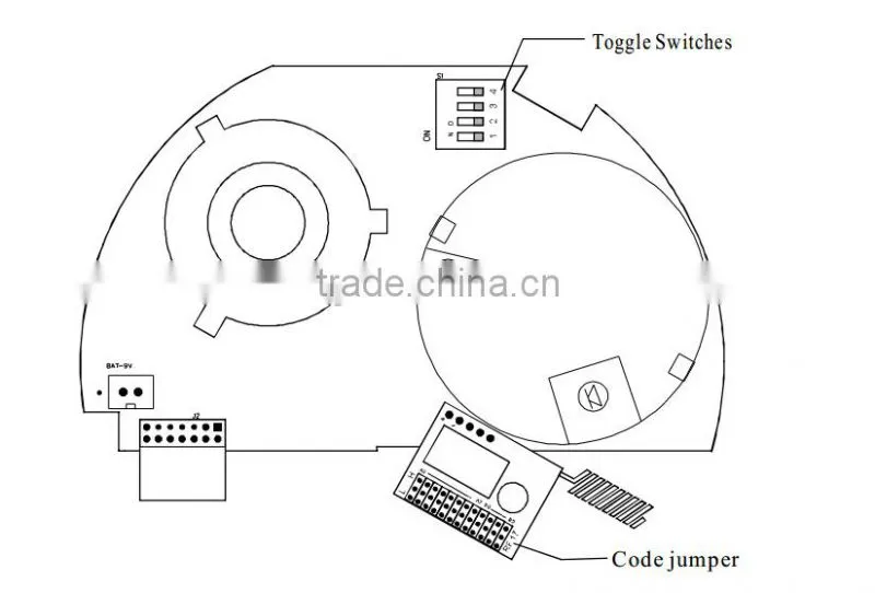 HOT!!! HOT!!! New and Hot wireless smoke and heat sensor system smoke detector en14604(YG-04)