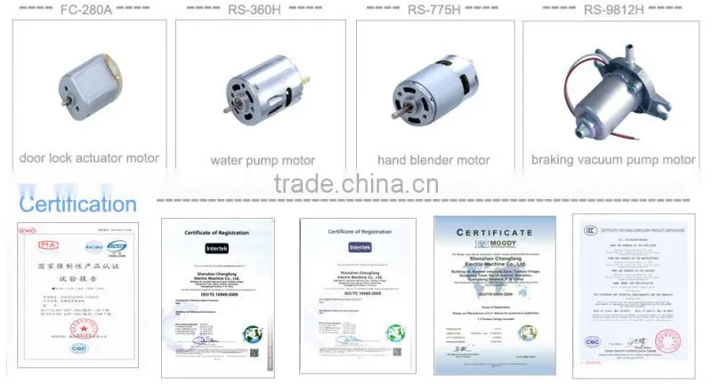 12V DC Electric Motor High Torque 1500RPM | RS-385A