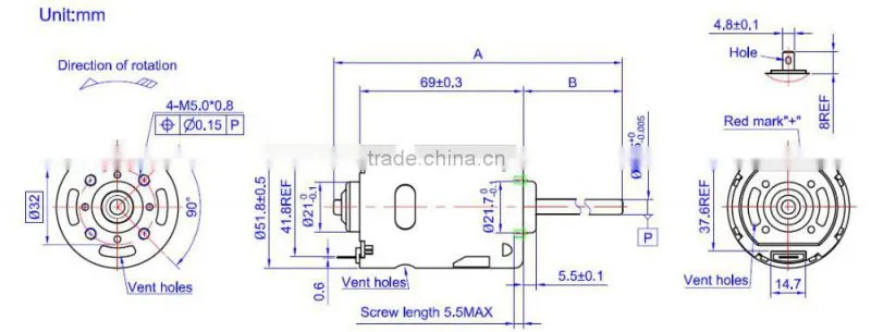 DC Blender Motor RS-987H