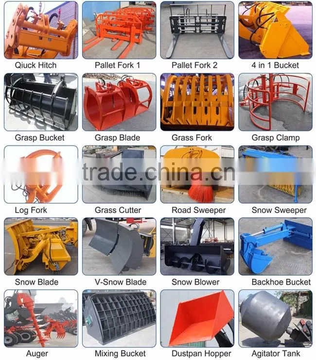 Chinese Agricultural Machinery 1.5ton Mini Loader 926s Wheel Loader