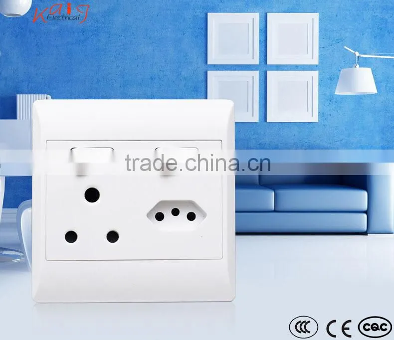 China supplier South Africa wall light switch and socket