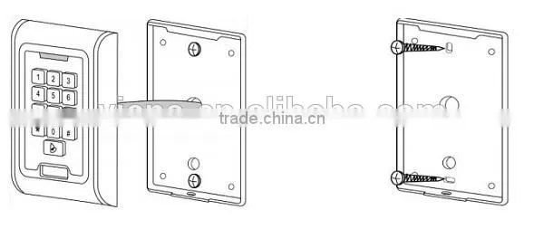 Exterior 125khz door keypads