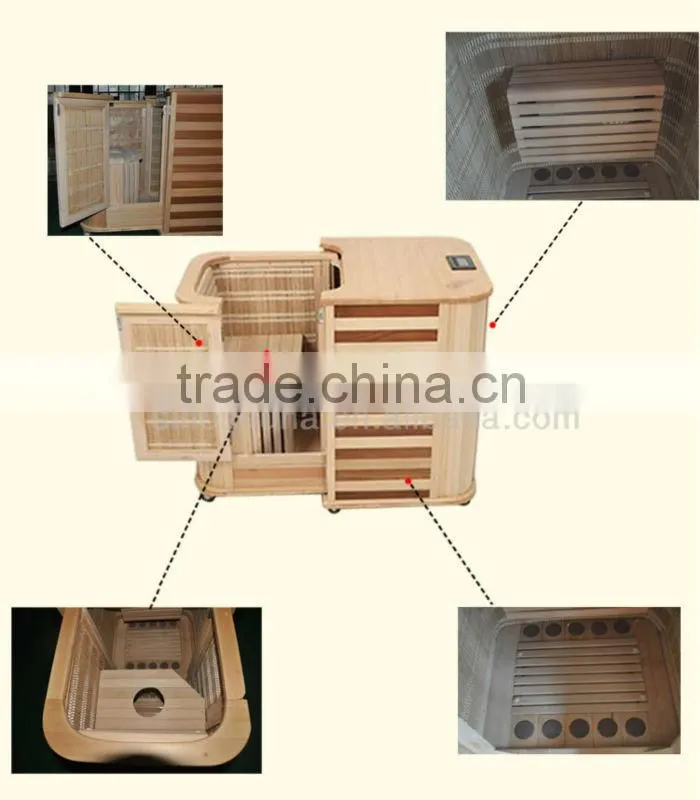 HY-003 Portable Mini Infrared Sauna Foot Massager Half Body Folding Infrared Sauna