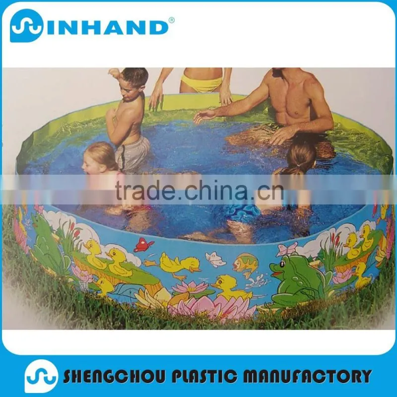pvc Inflatable round 3 rings swimming pools/giant inflatable pool/inflatable swimming pool with pump