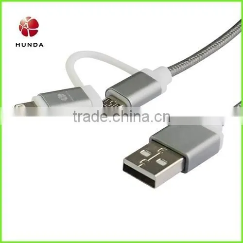 mobile phone flashing charger data cable 2.4A