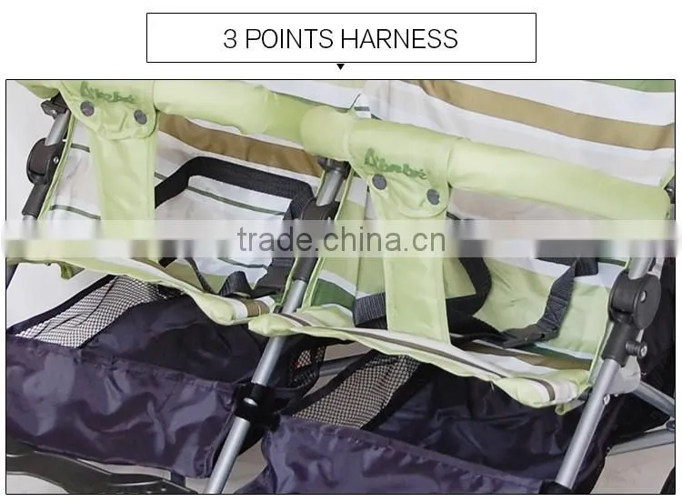 New style light baby pram baby twin stroller