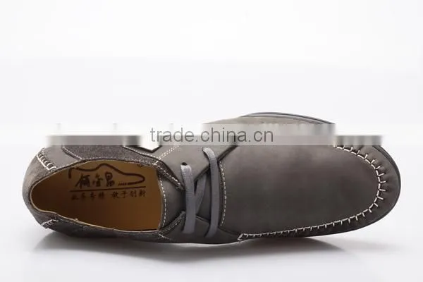 latest 2016 100% men suede leather shoes