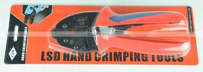 CE ROHS experience production for 10years LSDgood qutails pliers S-457 4C,5,7C cable ratchet hand crimping tools
