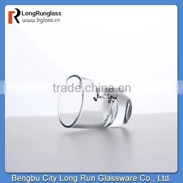 LongRun bengbu popular mini wine glass for whole sale with fancy decal