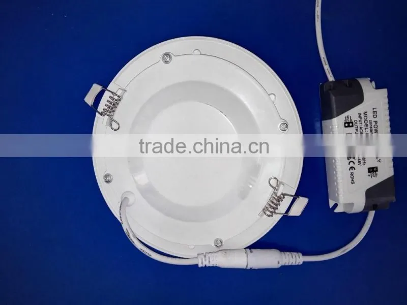 PIR 12W Dia170*18mm Round LED Downlight Panel,moving detectable LED Panel light PIR Sensor