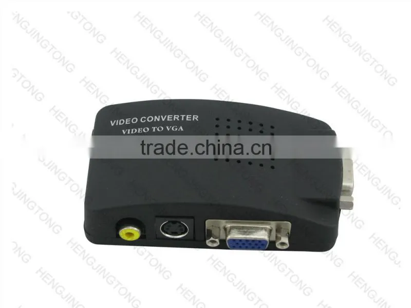 High Resolution RCA+S-Video+VGA Female to VGA Female Conversion