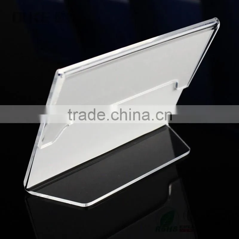 hot selling handmade clear a5 acrylic sign holder